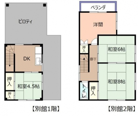 間取り図　別館