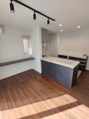 �L�b�`���@�J�E���^�[�X�y�[�X�t���̃_�C�j���O�L�b�`��