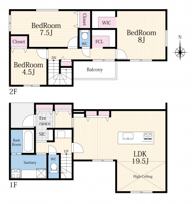 �Ԏ��}�@��19.5���̍L�XLDK�͊J�����̂��鍂�V��݌v�B���[���[����3LDK�I